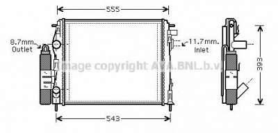 AVA QUALITY COOLING rtm323 -  модуль охлаждения